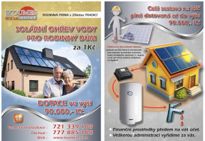 Dotace na solární ohřev vody