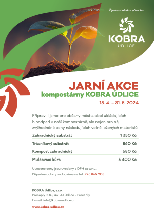 Jarní akce kompostárny KOBRA Údlice