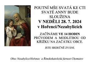 Poutní mše svatá ke cti svaté Anny 